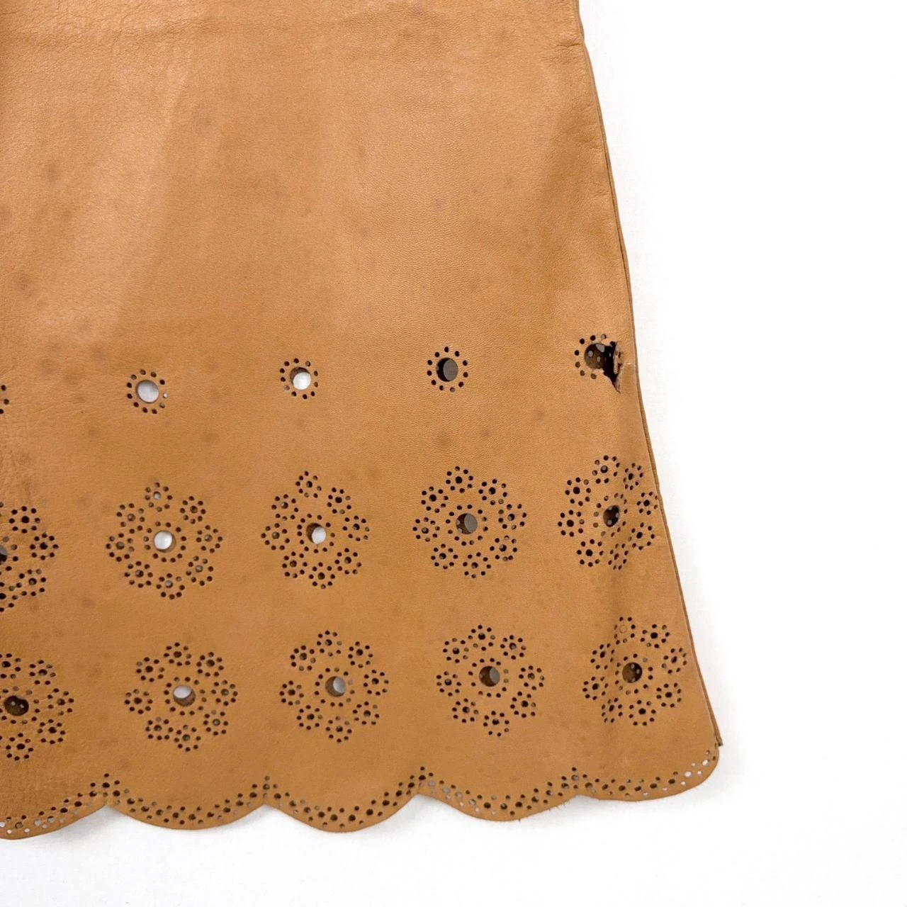 Conjunto Saia de Couro Vintage Anos 70 da Second Skin Boho Prairie Cowgirl – photo 5